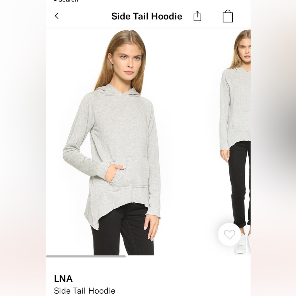 LNA sidetail hoodie